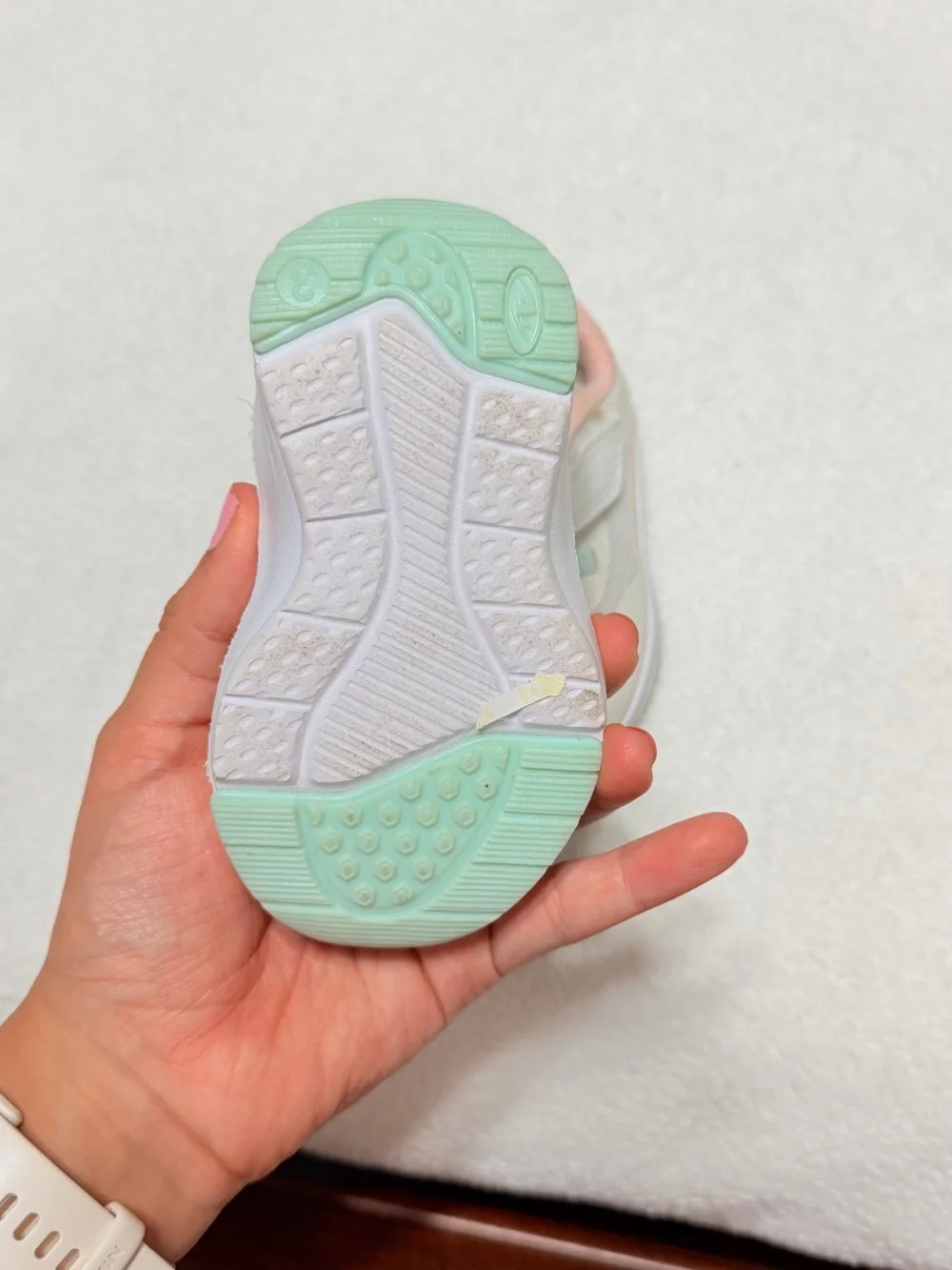 Baby & Walker White Pink Mint Lightweight Sneaker
